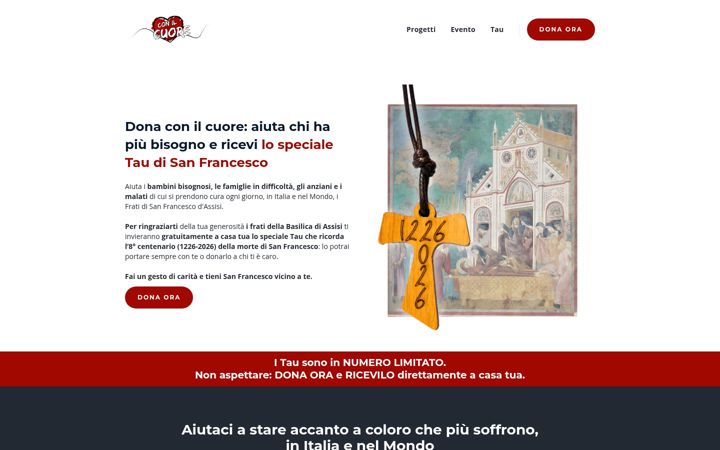 Screenshot of conilcuore.it
