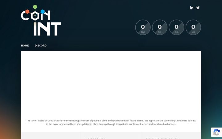 Screenshot of conint.io