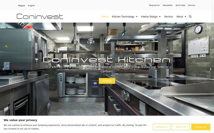 Screenshot of coninvest.hu