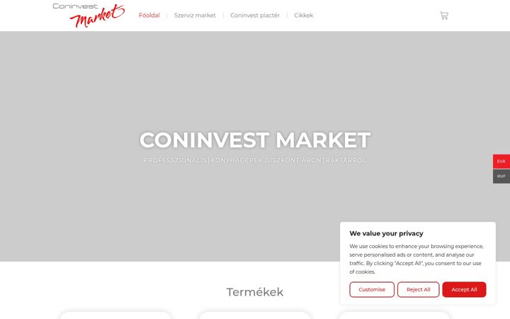Screenshot of coninvestmarket.hu