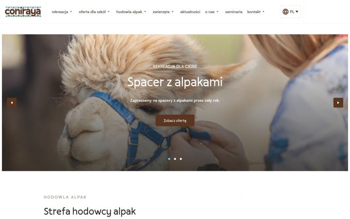 Ekrano kopija coniraya.com.pl