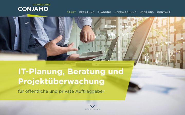 Screenshot of conjamo.de