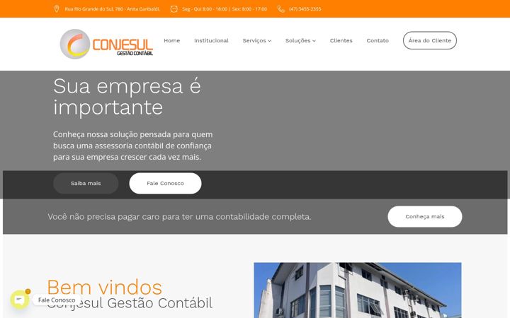 Screenshot of conjesul.com.br