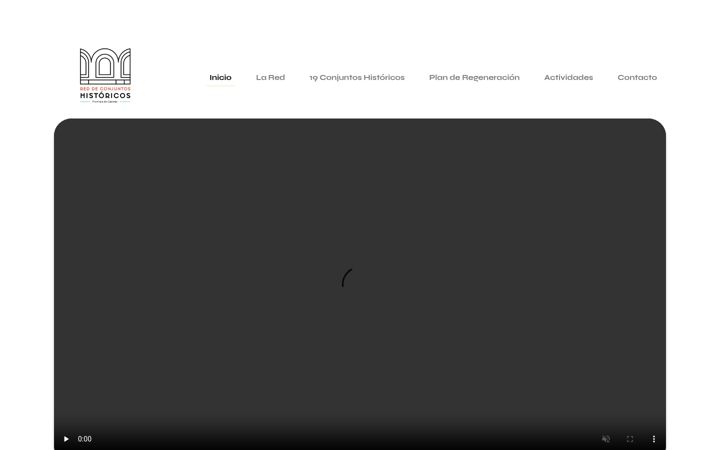 Screenshot of conjuntoshistoricoscaceres.com