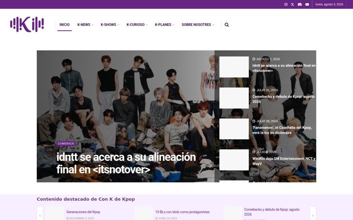 Screenshot of conkdekpop.com