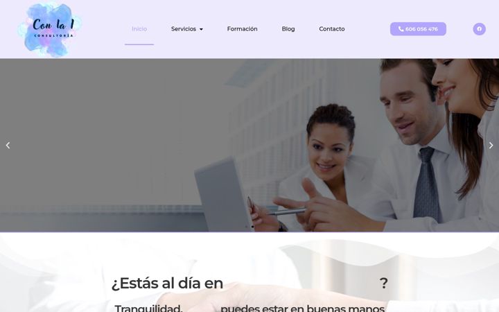 Screenshot of conlaiconsultoria.es
