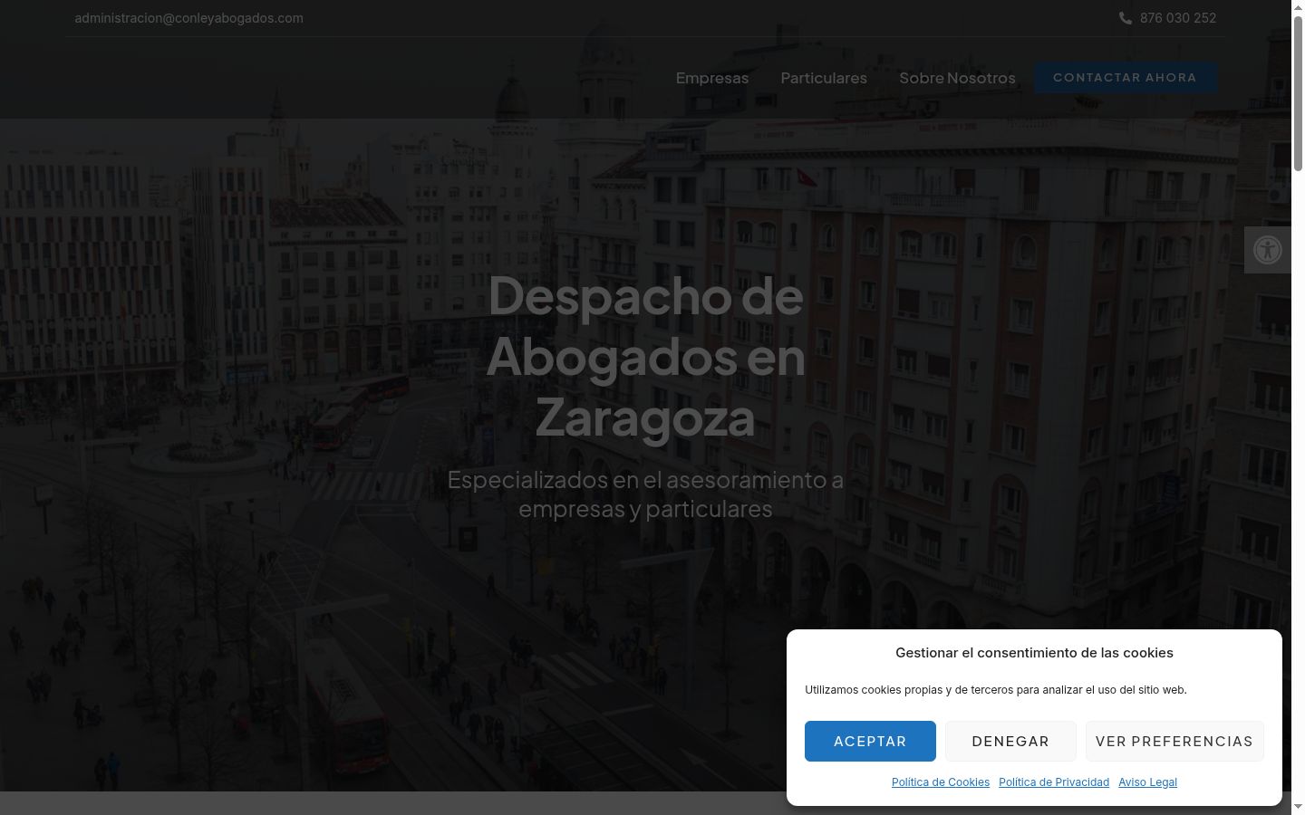 Snímek obrazovky baneru souhlasu zobrazeného před jakoukoli interakcí