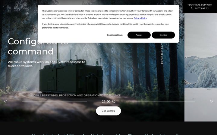 Screenshot of conlog.fi