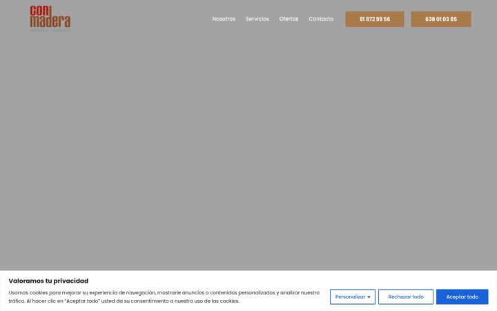 Screenshot von conmadera.es
