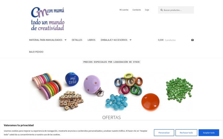 Screenshot of conmama.es