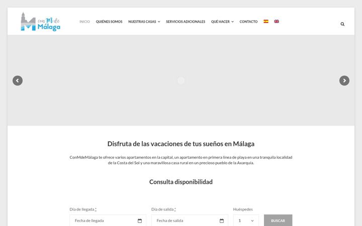 Screenshot of conmdemalaga.es