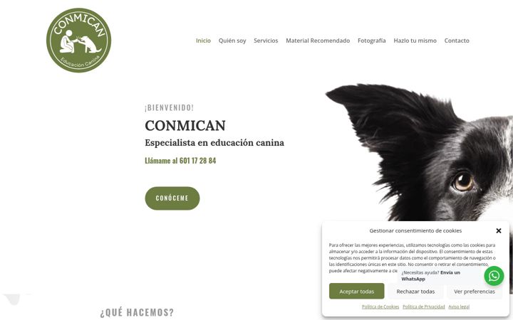 Screenshot of conmican.net