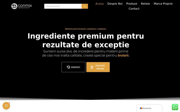 Screenshot of conmix.ro