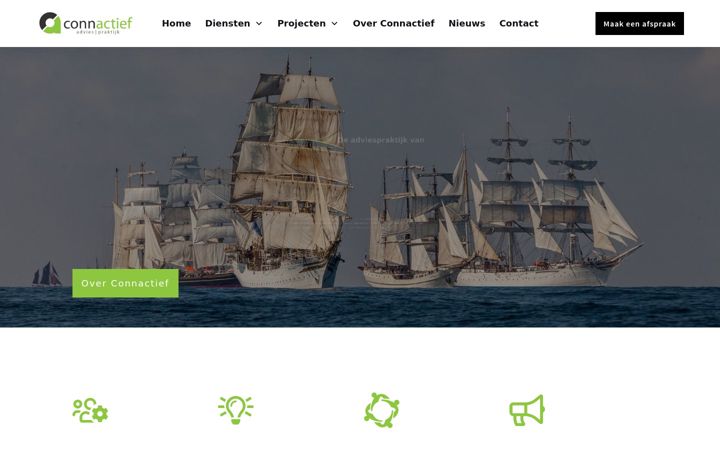 Screenshot di connactief.nl