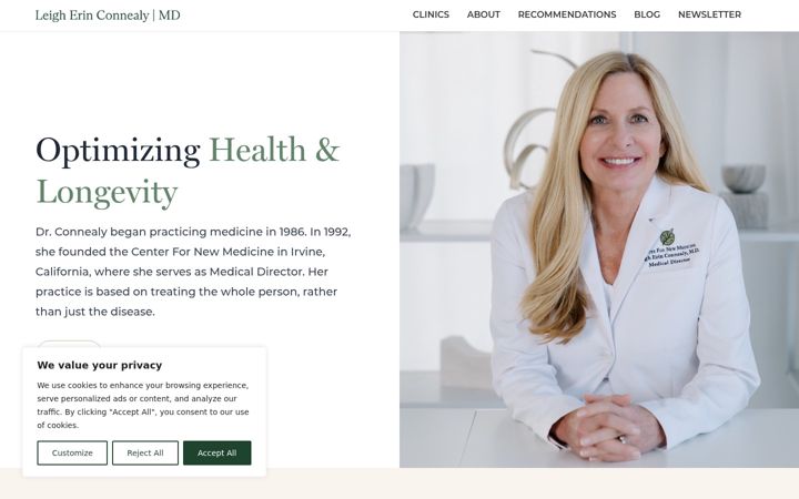 Screenshot of connealymd.com