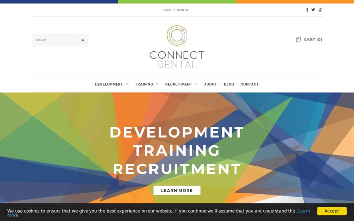 Screenshot of connect-dental.co.uk