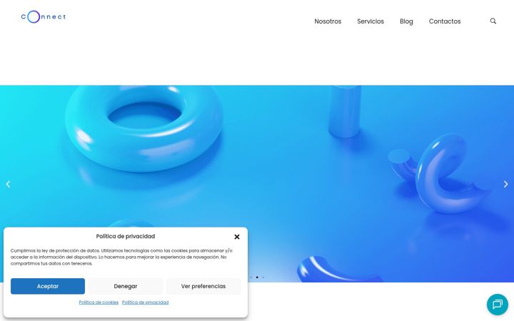 Screenshot of connect.ec