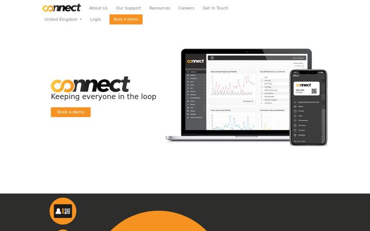 Screenshot of connect.uk.com