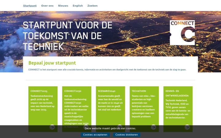 Screenshot of connect2025.nl