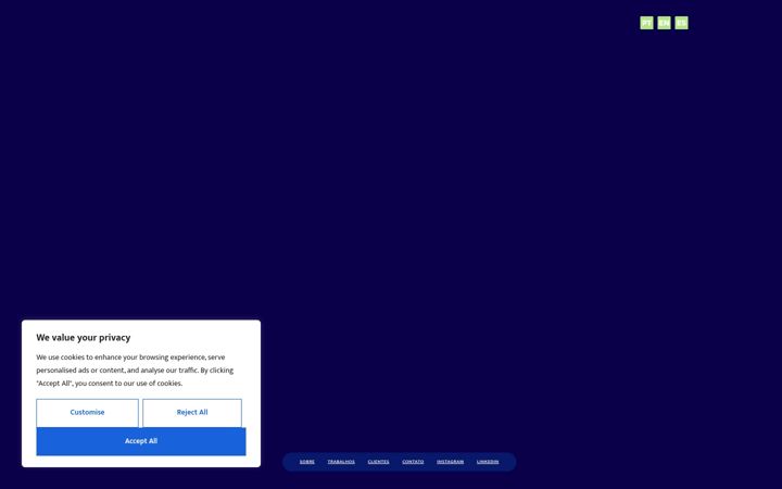 Screenshot of connect2b.com.br