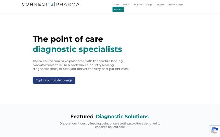 Ekrānuzņēmums no connect2pharma.co.uk