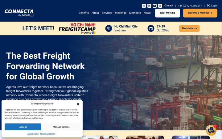 Screenshot of connecta-network.com