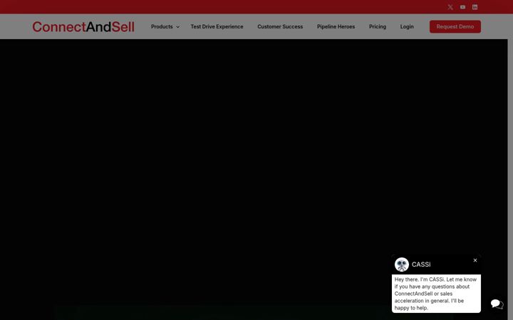 Screenshot of connectandsell.com