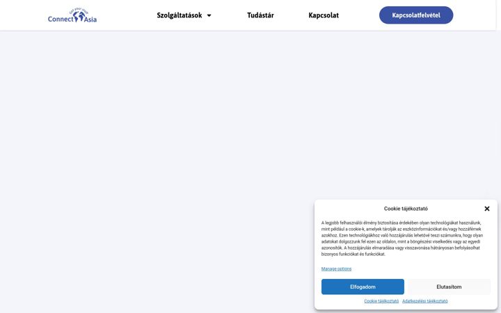 Screenshot of connectasia.hu