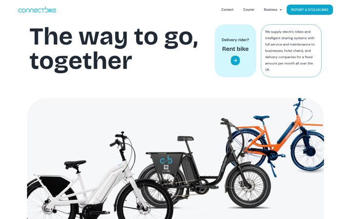 Zrzut ekranu connectbike.uk
