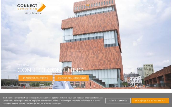 Screenshot of connectconsulting.be