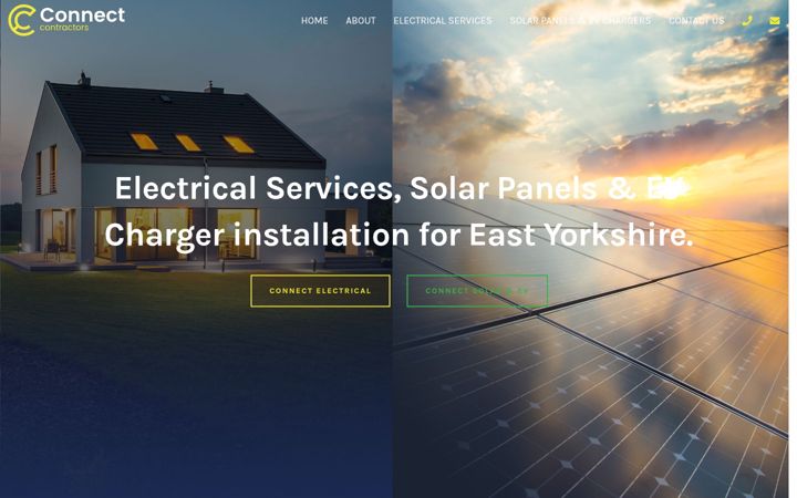 Screenshot of connectcontractors.co.uk