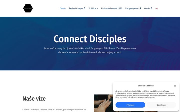Екранна снимка на connectdisciples.eu