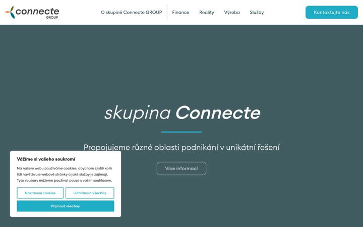 Screenshot van connecte.cz