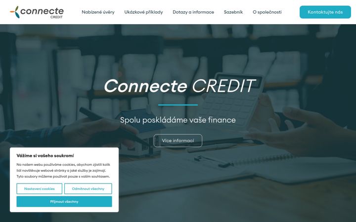 Screenshot of connectecredit.cz