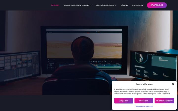 Screenshot von connected.hu