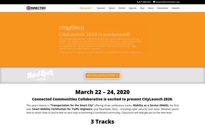 Screenshot of connectedcc.org