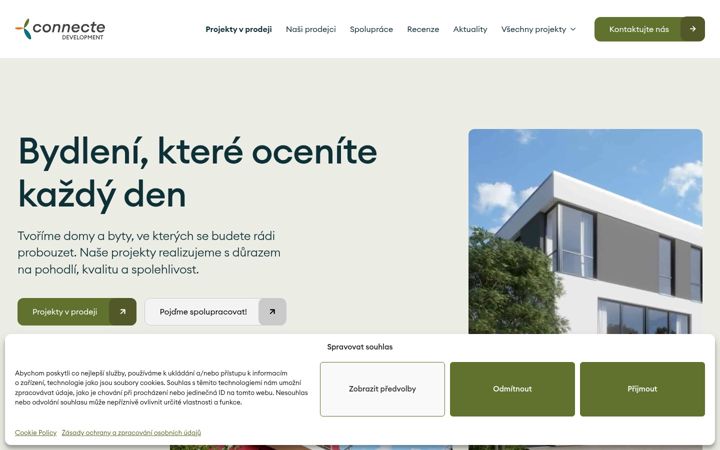 Screenshot of connectedevelopment.cz