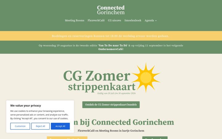 Skærmbillede af connectedgorinchem.nl