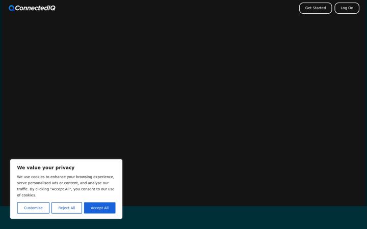 Screenshot of connectediq.ai