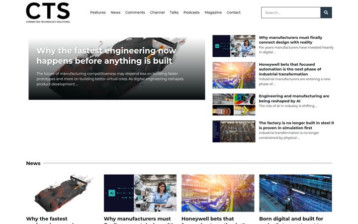 Screenshot of connectedtechnologysolutions.co.uk