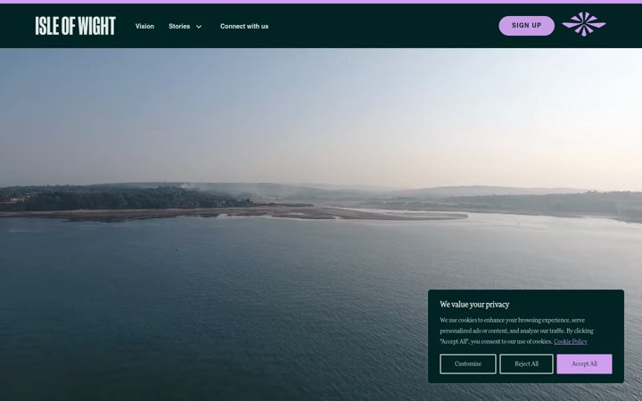 Screenshot of connectedwight.com