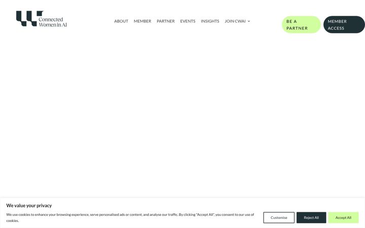 Screenshot of connectedwomeninai.dk