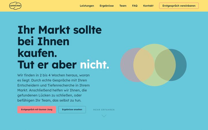 Screenshot of connecteer.io
