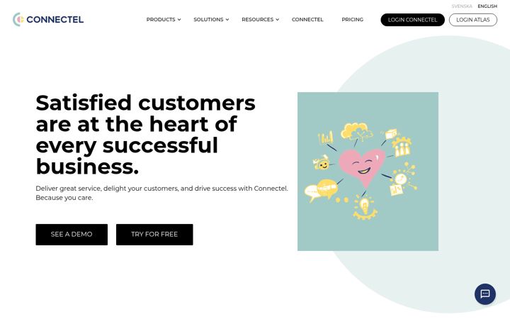 Screenshot of connectel.io