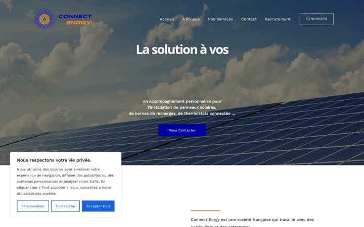 Screenshot of connectenrgy.fr