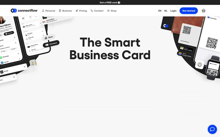 Screenshot of connectflowapp.com