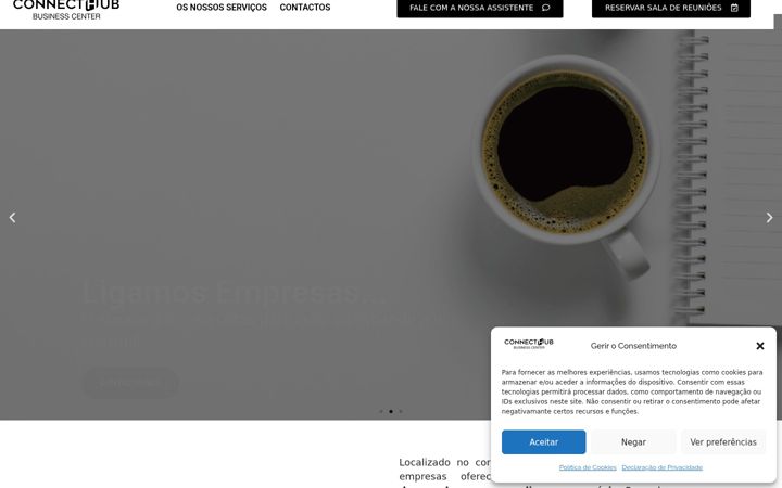 Screenshot of connecthub.pt