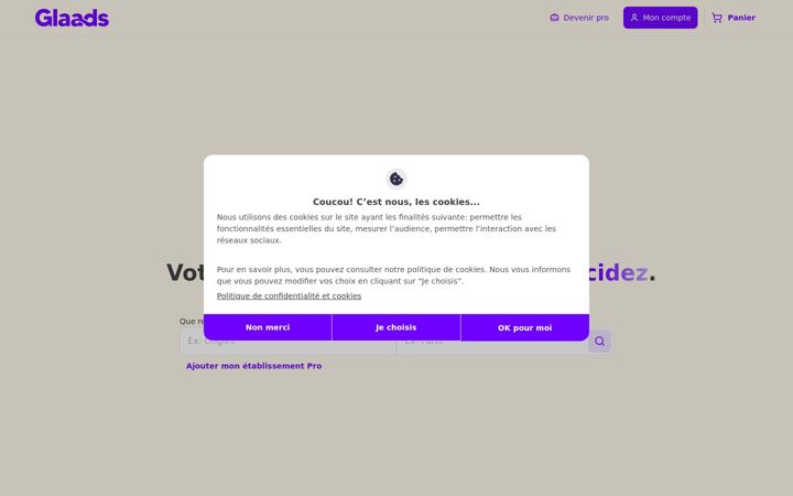Screenshot of connectilib.fr