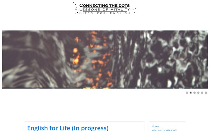 Екранна снимка на connecting-the-dots.it