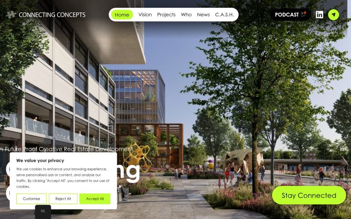 Screenshot of connectingconcepts.com